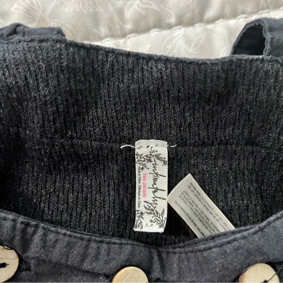 Free People Black and Cream Jumpsuit - Picture 9 of 12